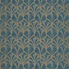 blue retro wallpaper from casadeco