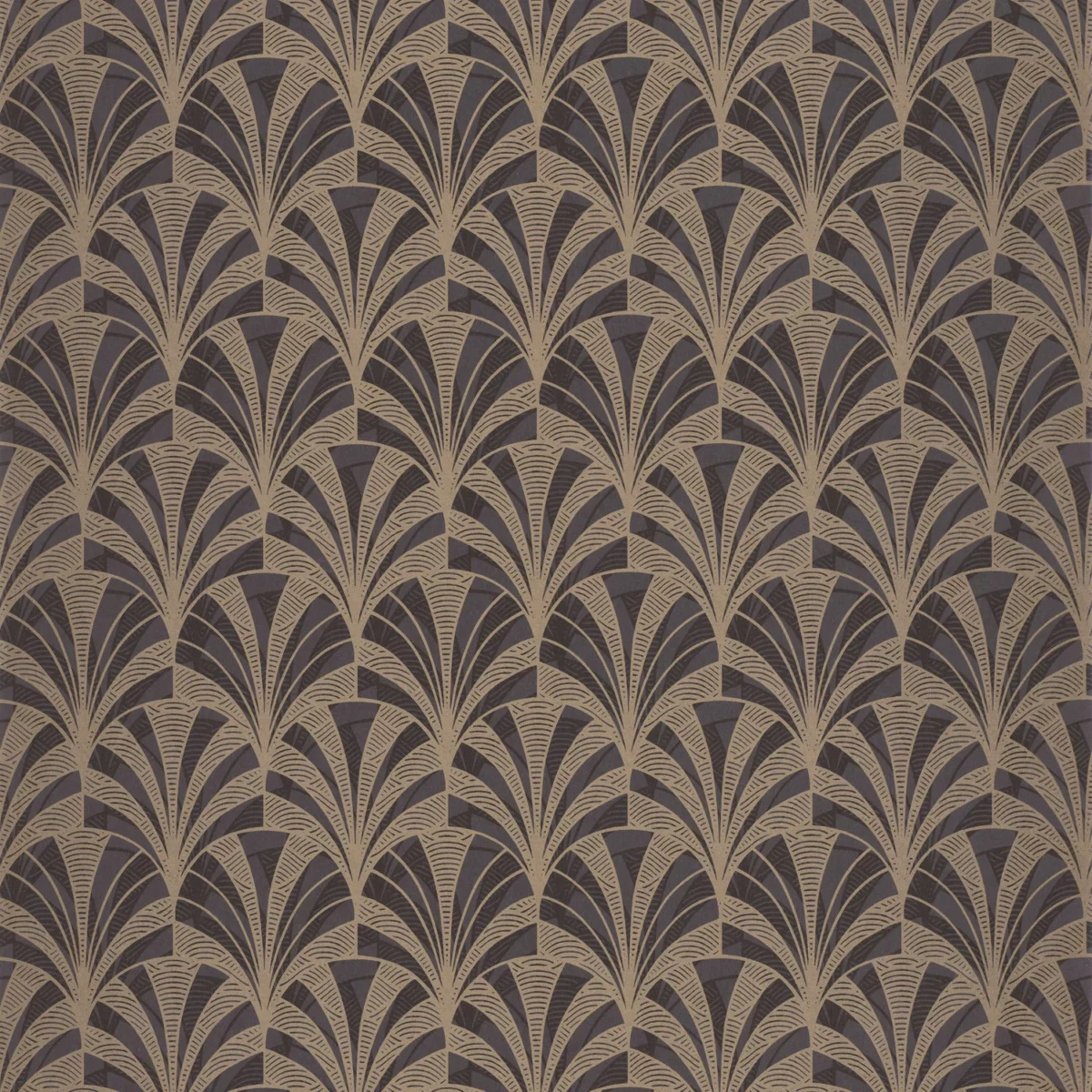 brown retro wallpaper from casadeco