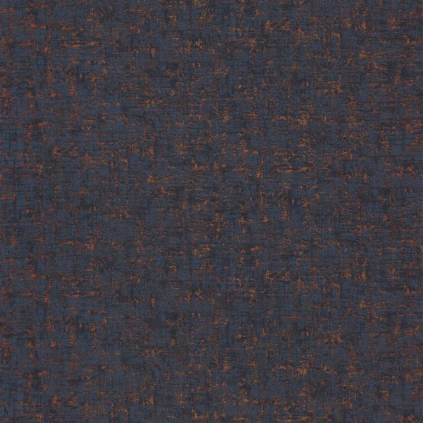 1930 Jazz Wallpaper - Bleu De Minuit by blue plain wallpaper from casadeco