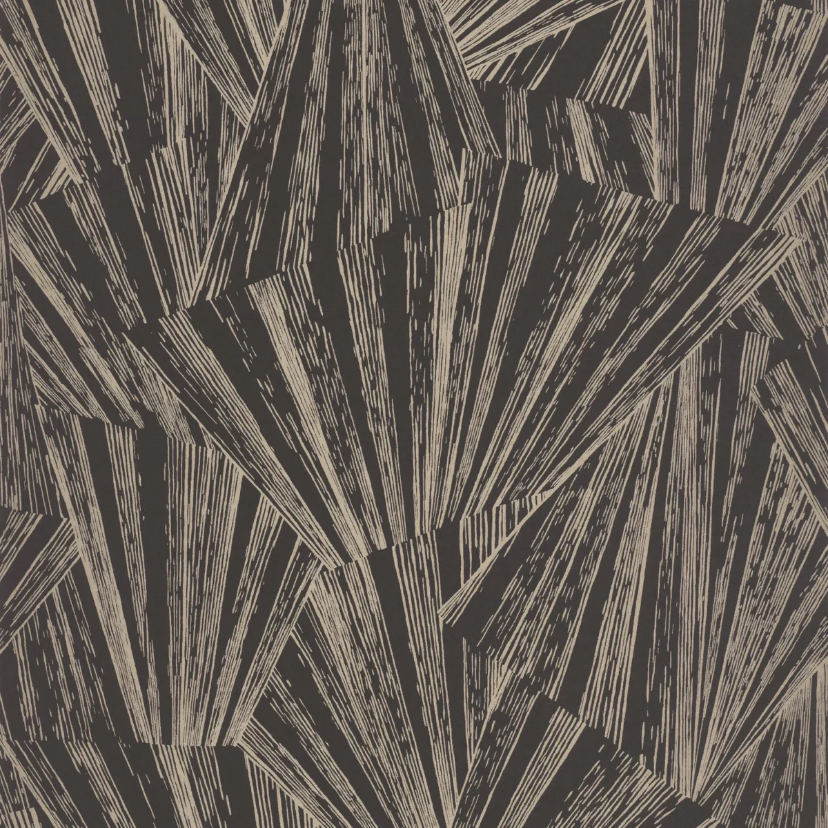 brown geometric wallpaper from casadeco