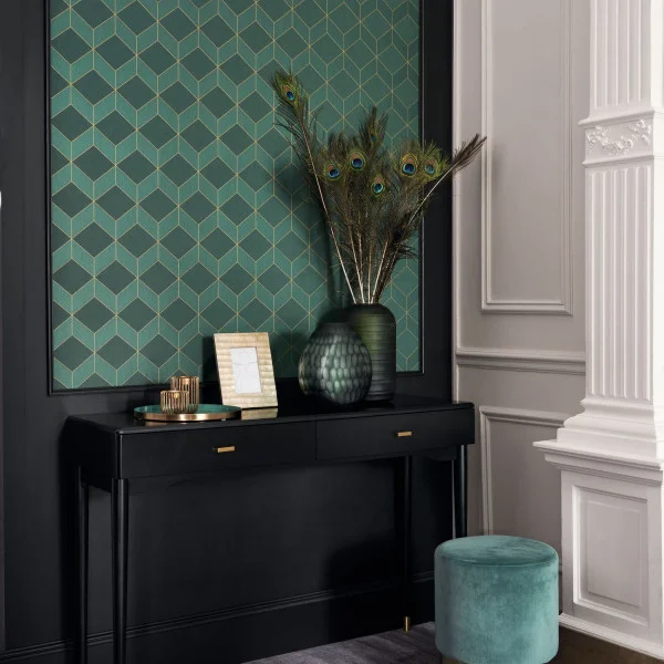 1930 Metro Wallpaper - Noir by 1930 Metro Wallpaper - Noir from