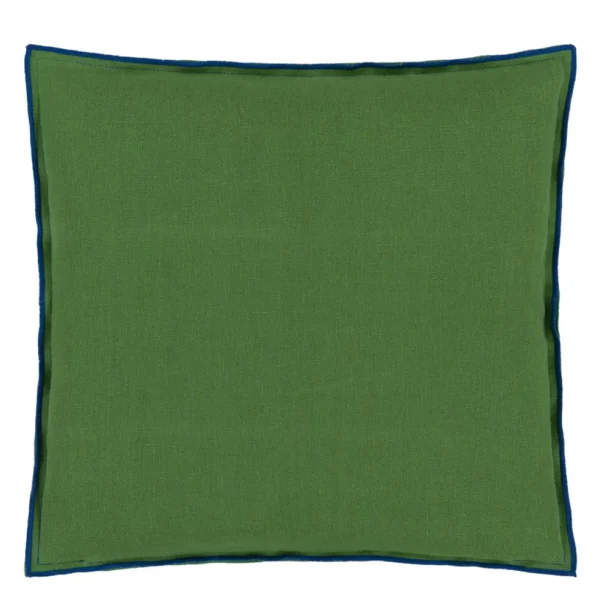 Brera Lino 43cm Cushion - Lagoon & Emerald by Brera Lino 43cm Cushion - Lagoon & Emerald from