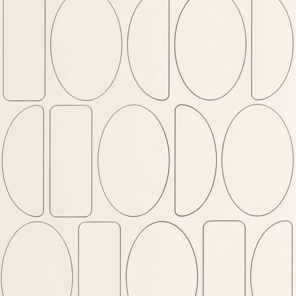 Legerete Wallpaper - Beige / Noir Fusain by neutral misc wallpaper from casadeco
