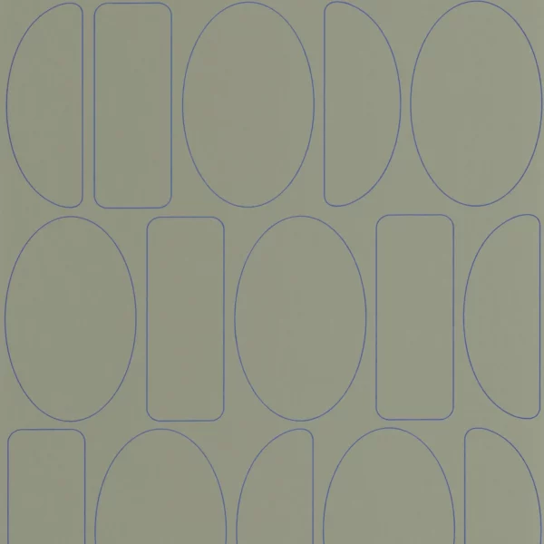 Legerete Wallpaper - Vert Kaki by blue misc wallpaper from casadeco