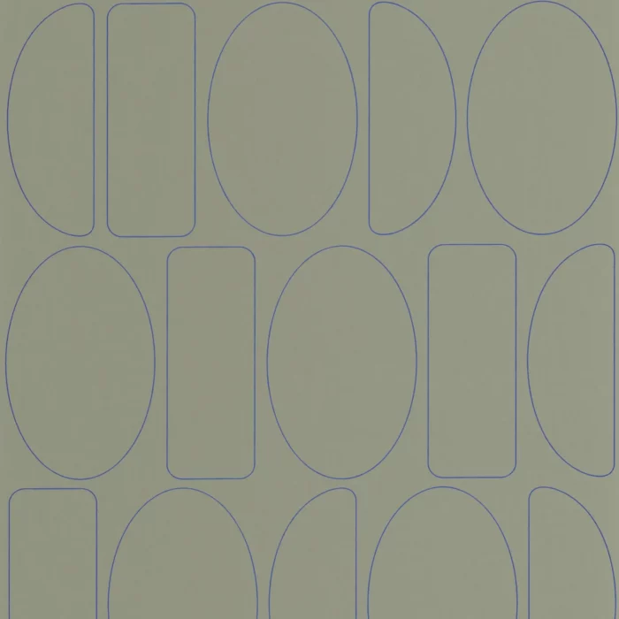 Legerete Wallpaper - Vert Kaki fabric swatch ALMI89927103