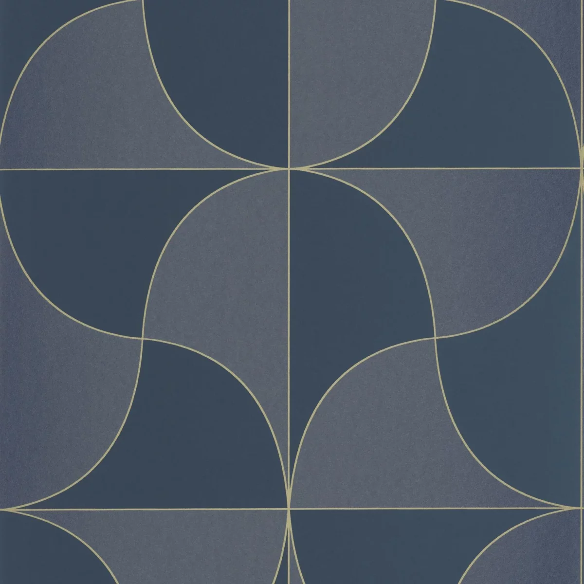 blue retro wallpaper from casadeco