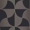 brown retro wallpaper from casadeco