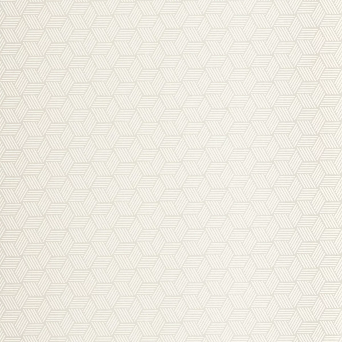 white geometric wallpaper from casadeco