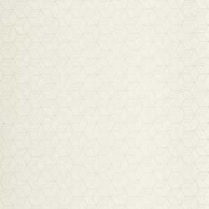 white geometric wallpaper from casadeco