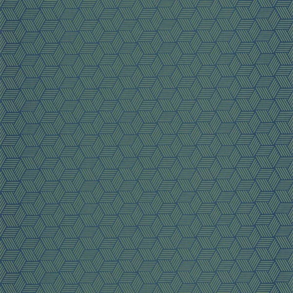 Connexions Wallpaper - Vert Canopee by blue geometric wallpaper from casadeco