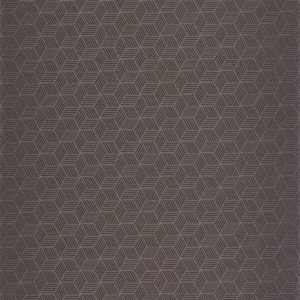 brown geometric wallpaper from casadeco