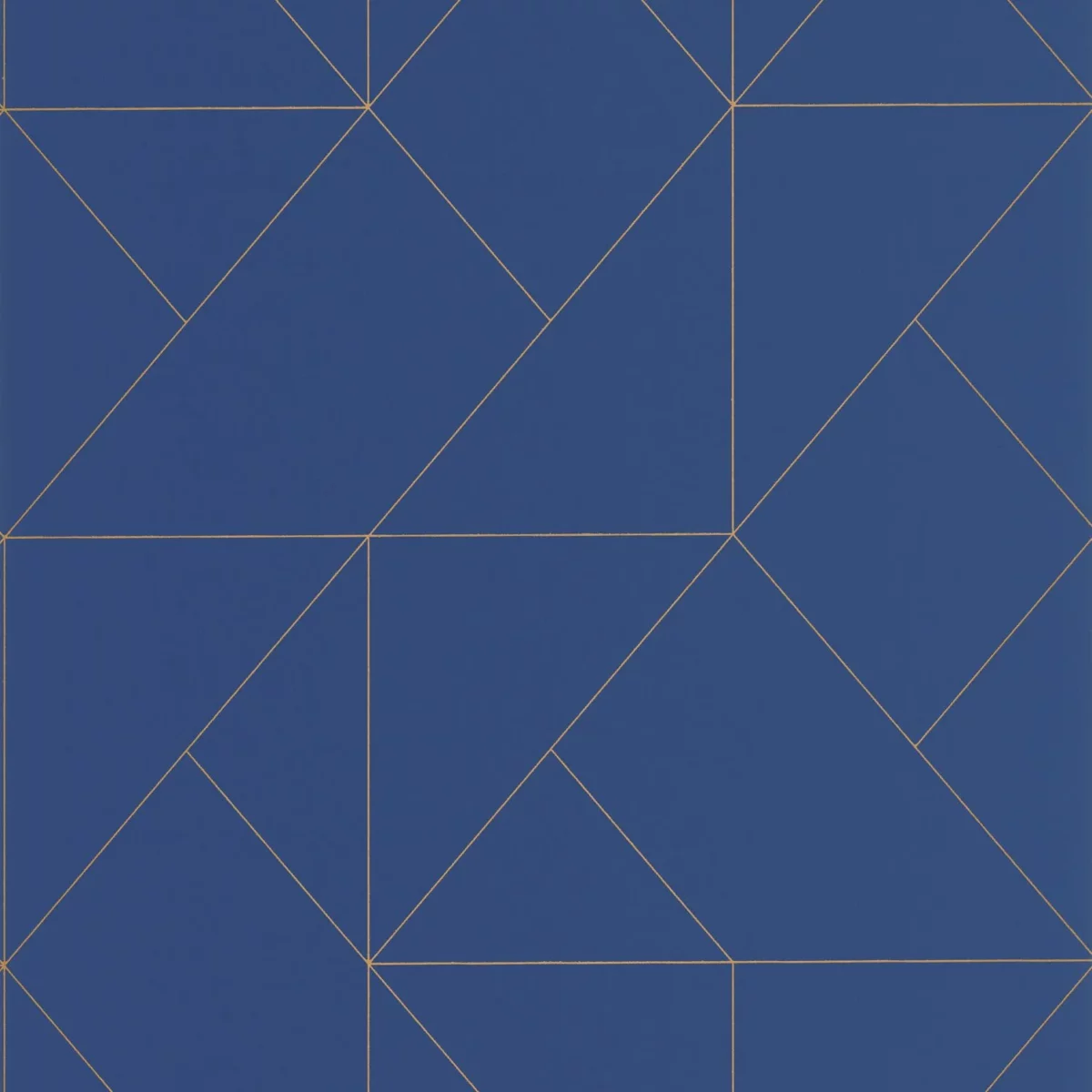 blue geometric wallpaper from casadeco