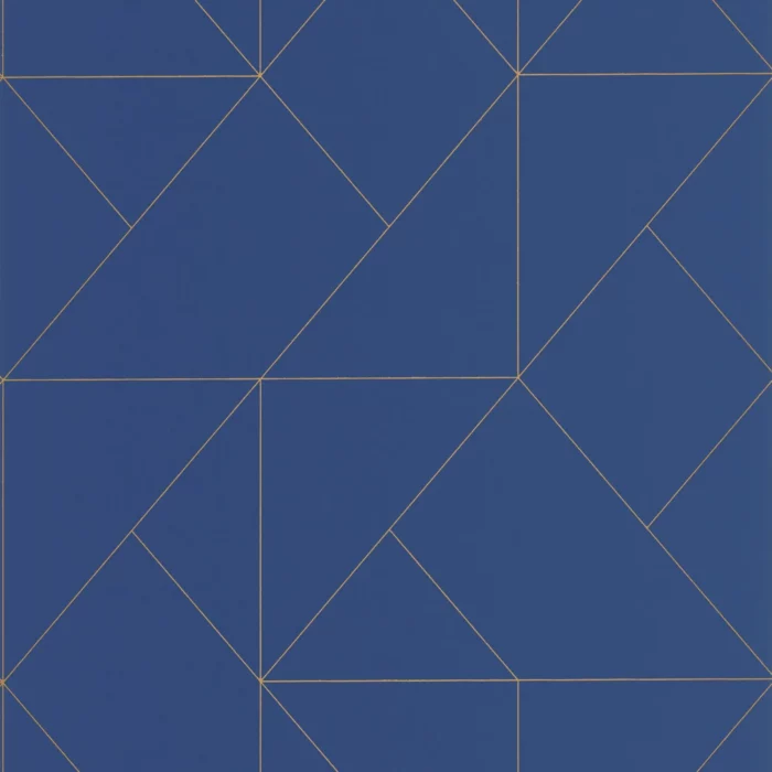 Subtilite Wallpaper - Bleu Indigo fabric swatch ALMI89956442