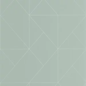 blue geometric wallpaper from casadeco