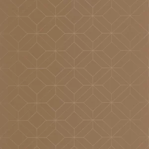 brown geometric wallpaper from casadeco