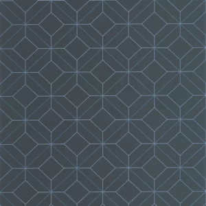 blue geometric wallpaper from casadeco