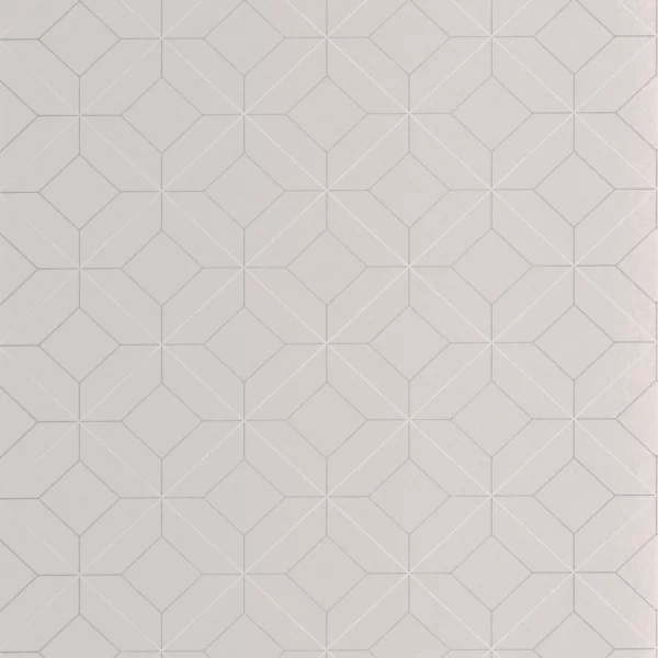 black-grey geometric wallpaper from casadeco