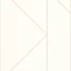 white geometric wallpaper from casadeco