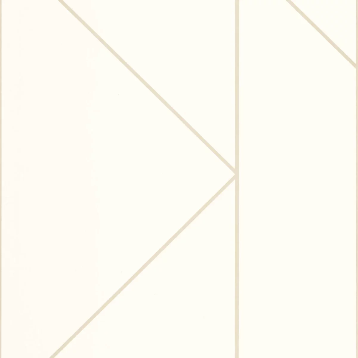 Pure Wallpaper - Blanc Craie by white geometric wallpaper from casadeco