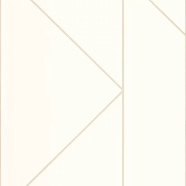 white geometric wallpaper from casadeco