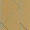 blue geometric wallpaper from casadeco