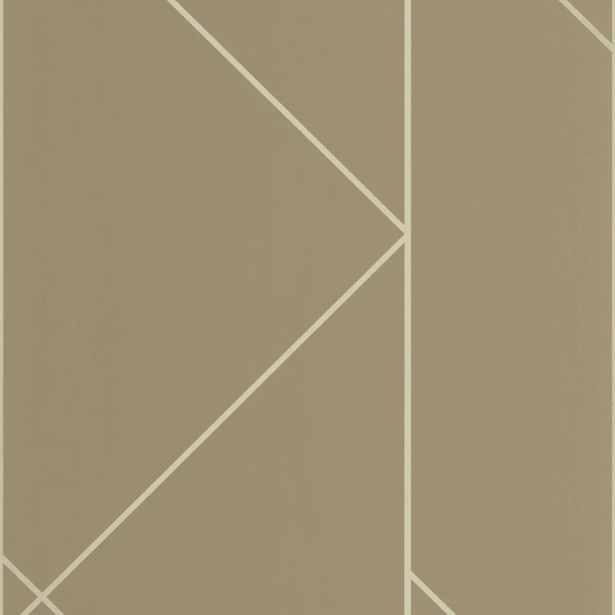 Pure Wallpaper - Vert Olive by neutral geometric wallpaper from casadeco