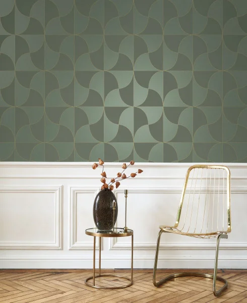 Virevolte Wallpaper - Beige Ficelle by Virevolte Wallpaper - Beige Ficelle from