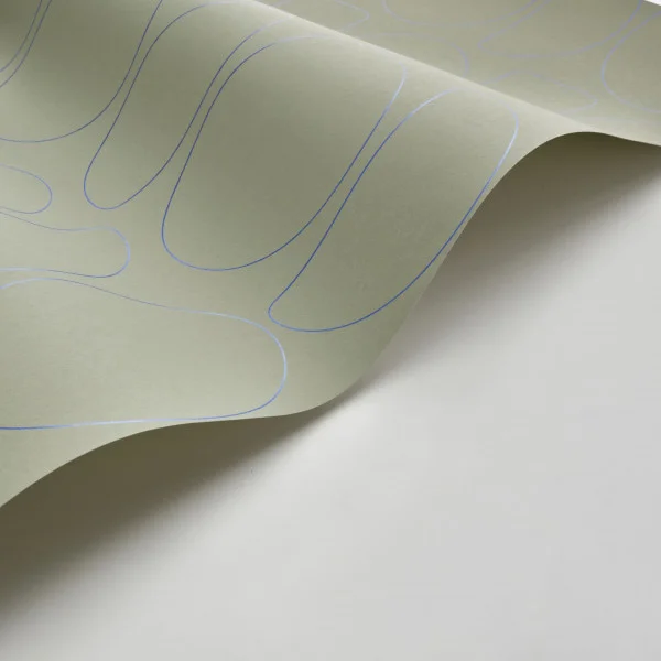 Legerete Wallpaper - Vert Kaki by Legerete Wallpaper - Vert Kaki from
