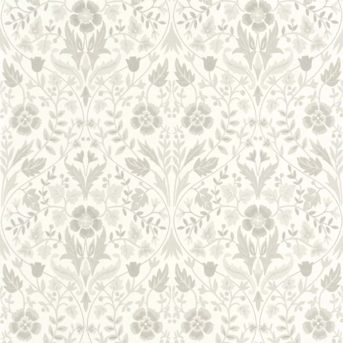 Archibald Wallpaper - Blanc Ceruse fabric swatch ARCR86330110
