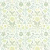 green botanical wallpaper from casadeco