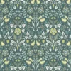 green botanical wallpaper from casadeco