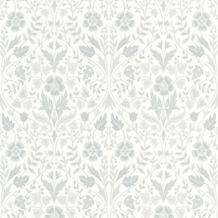 Archibald Wallpaper - Gris Givre fabric swatch ARCR86339102