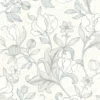 blue botanical wallpaper from casadeco