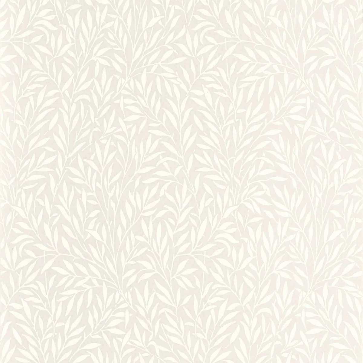 Willow Wallpaper - Grege by white botanical wallpaper from casadeco