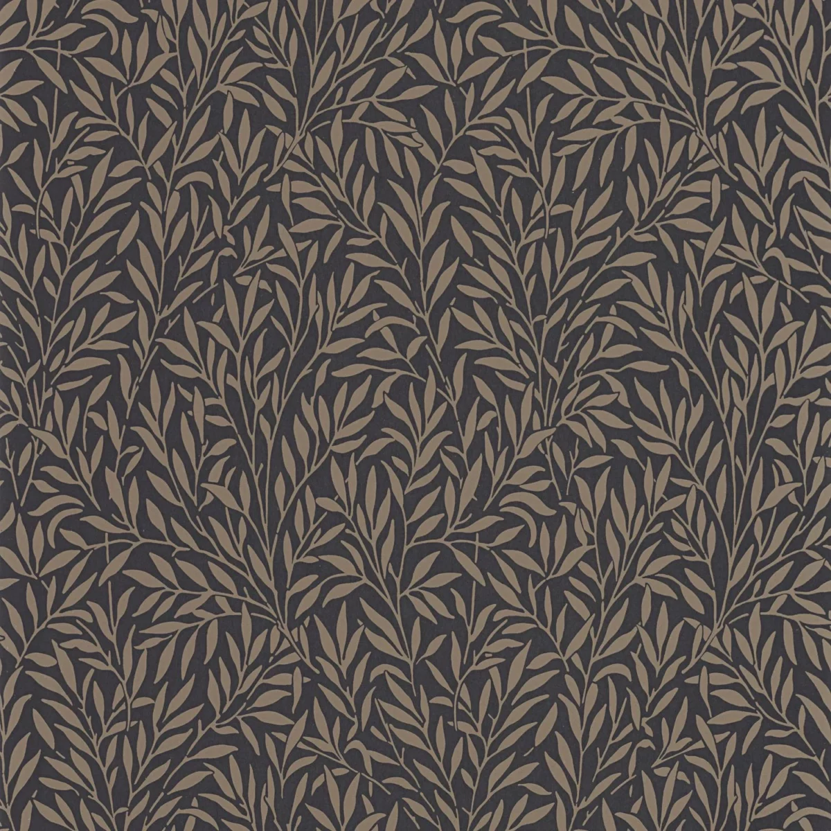brown botanical wallpaper from casadeco