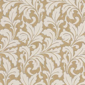 yellow botanical wallpaper from casadeco