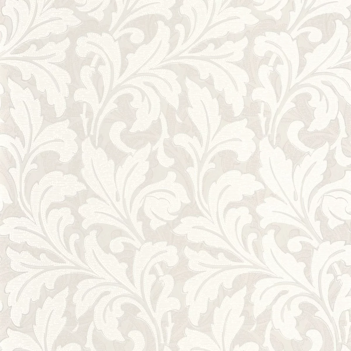 white botanical wallpaper from casadeco