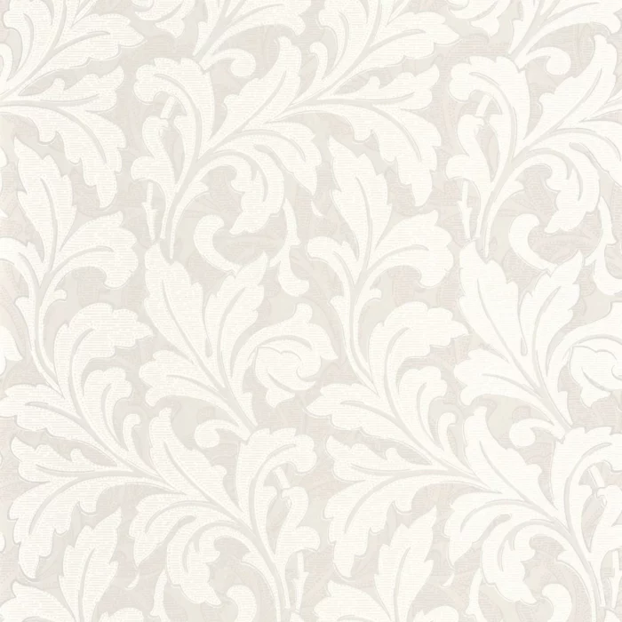 Acanthe Wallpaper - Grege fabric swatch ARCR86361404