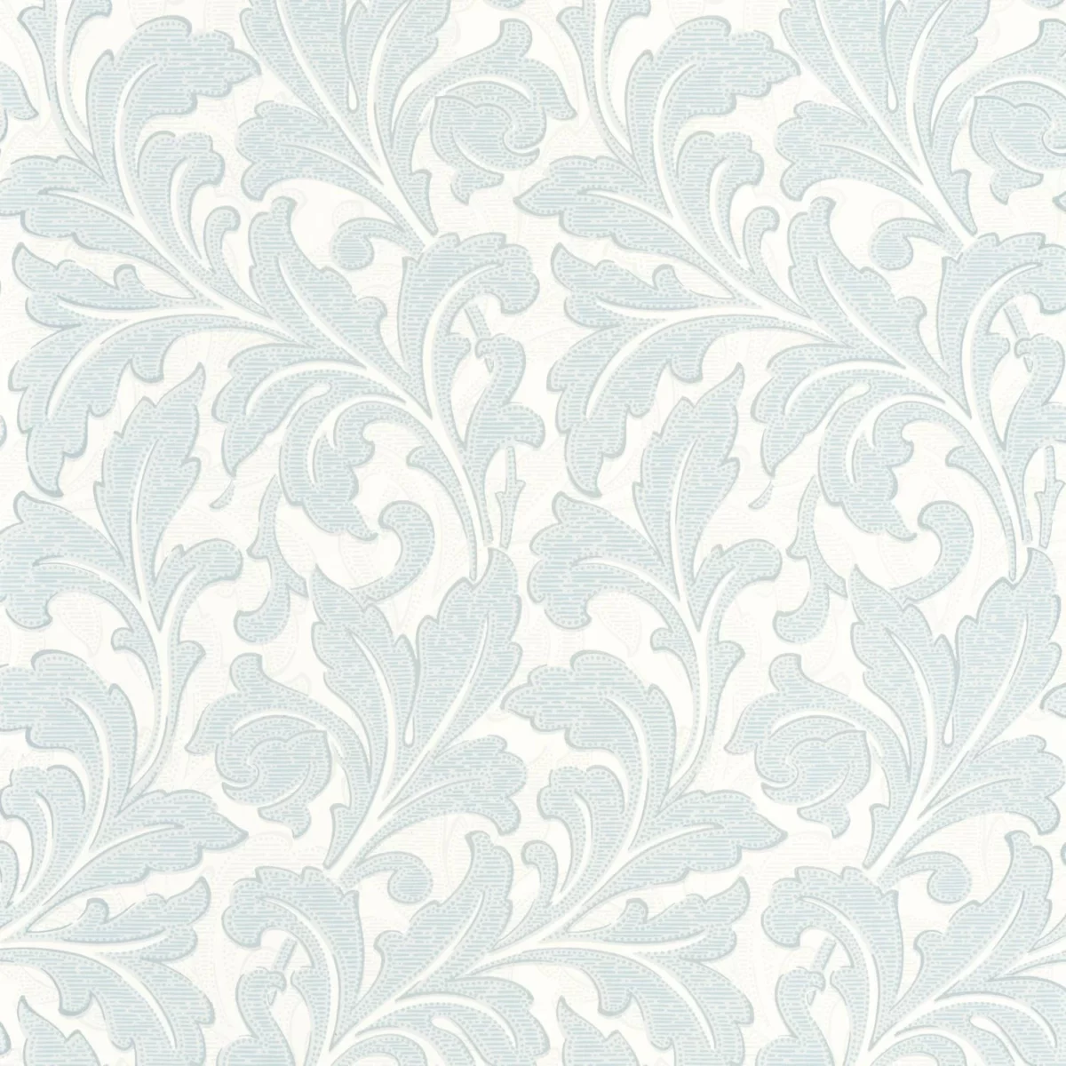 blue botanical wallpaper from casadeco