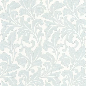 blue botanical wallpaper from casadeco