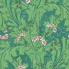 green botanical wallpaper from casadeco