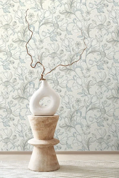 Isabella Wallpaper - Taupe Fonce by Isabella Wallpaper - Taupe Fonce from