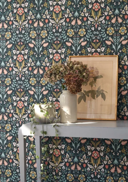 Archibald Wallpaper - Vert Sauge by Archibald Wallpaper - Vert Sauge from