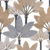 blue botanical wallpaper from casadeco