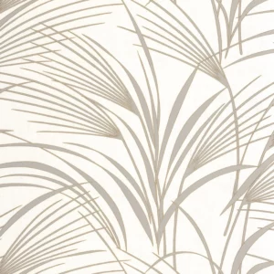 neutral botanical wallpaper from casadeco