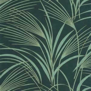blue botanical wallpaper from casadeco