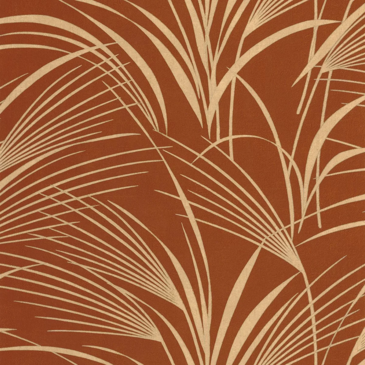 red botanical wallpaper from casadeco
