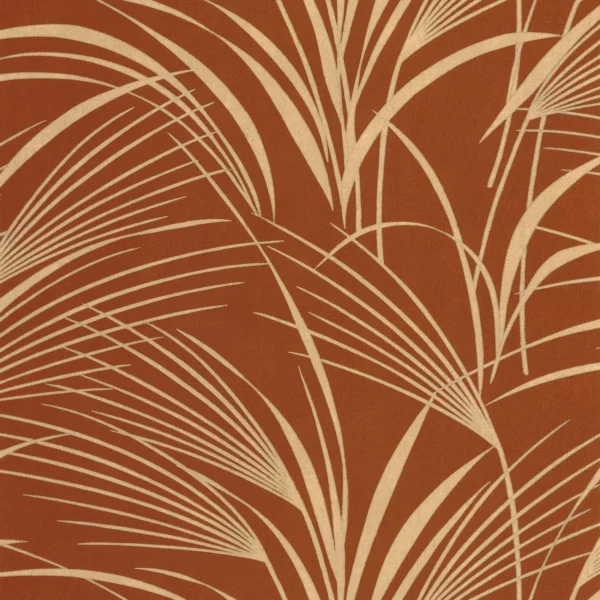 Samarra Wallpaper - Rouille by red botanical wallpaper from casadeco