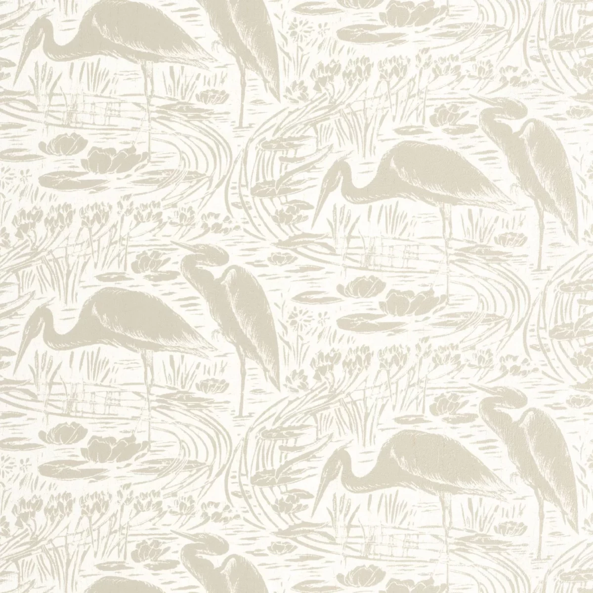 white animal wallpaper from casadeco