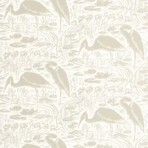 white animal wallpaper from casadeco